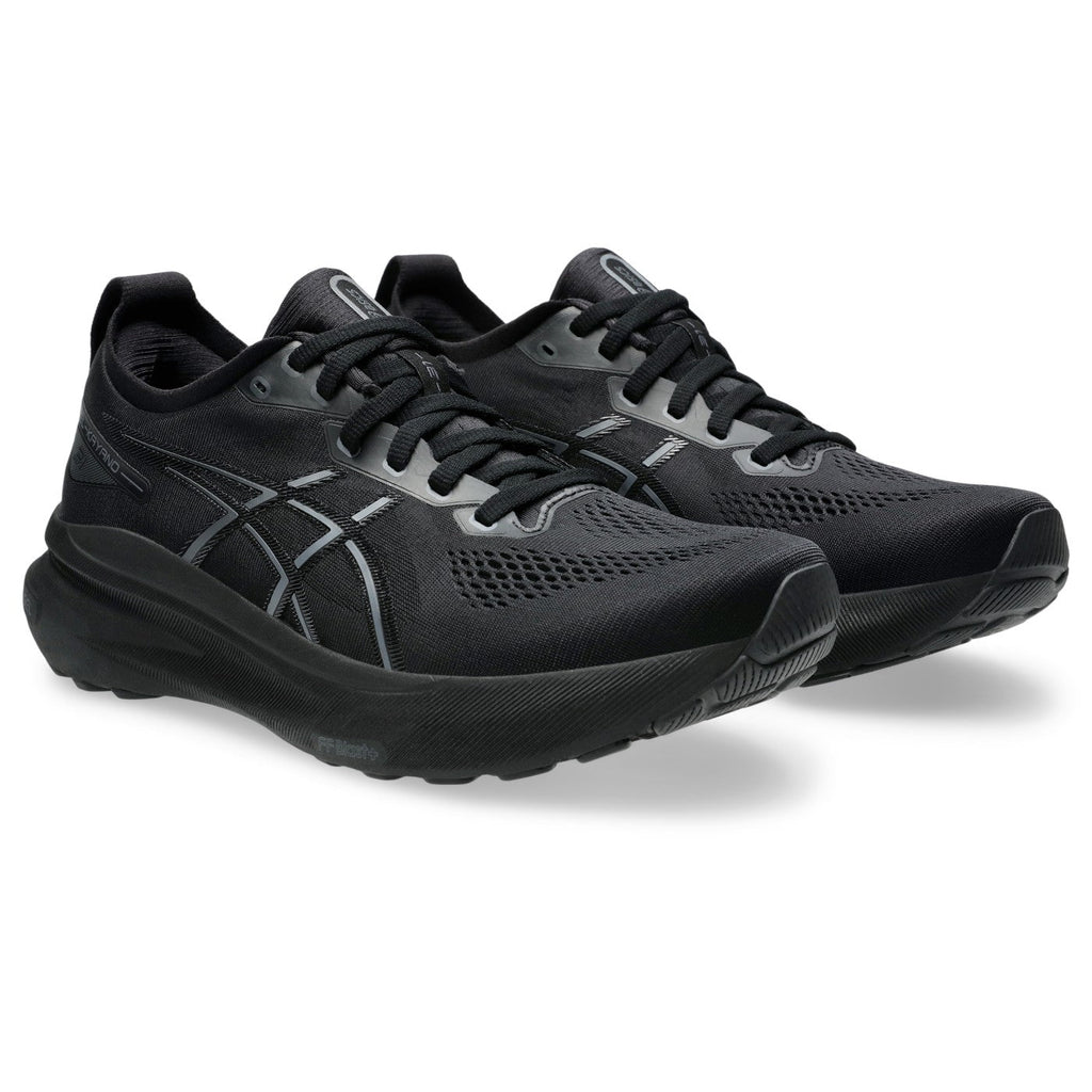 ASICS GEL-Kayano 31 Noir / Black-Black — vue avant extérieure (1011B867-001)