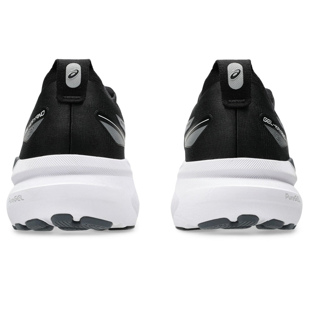 ASICS GEL-Kayano 31 Noir-Blanc / Black-White — vue arrière (1011B867-002)