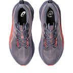 ASICS Novablast 5 Femme Violet-Corail / Greyish Purple-Coral Reef — vue dessus (1012B765-500)