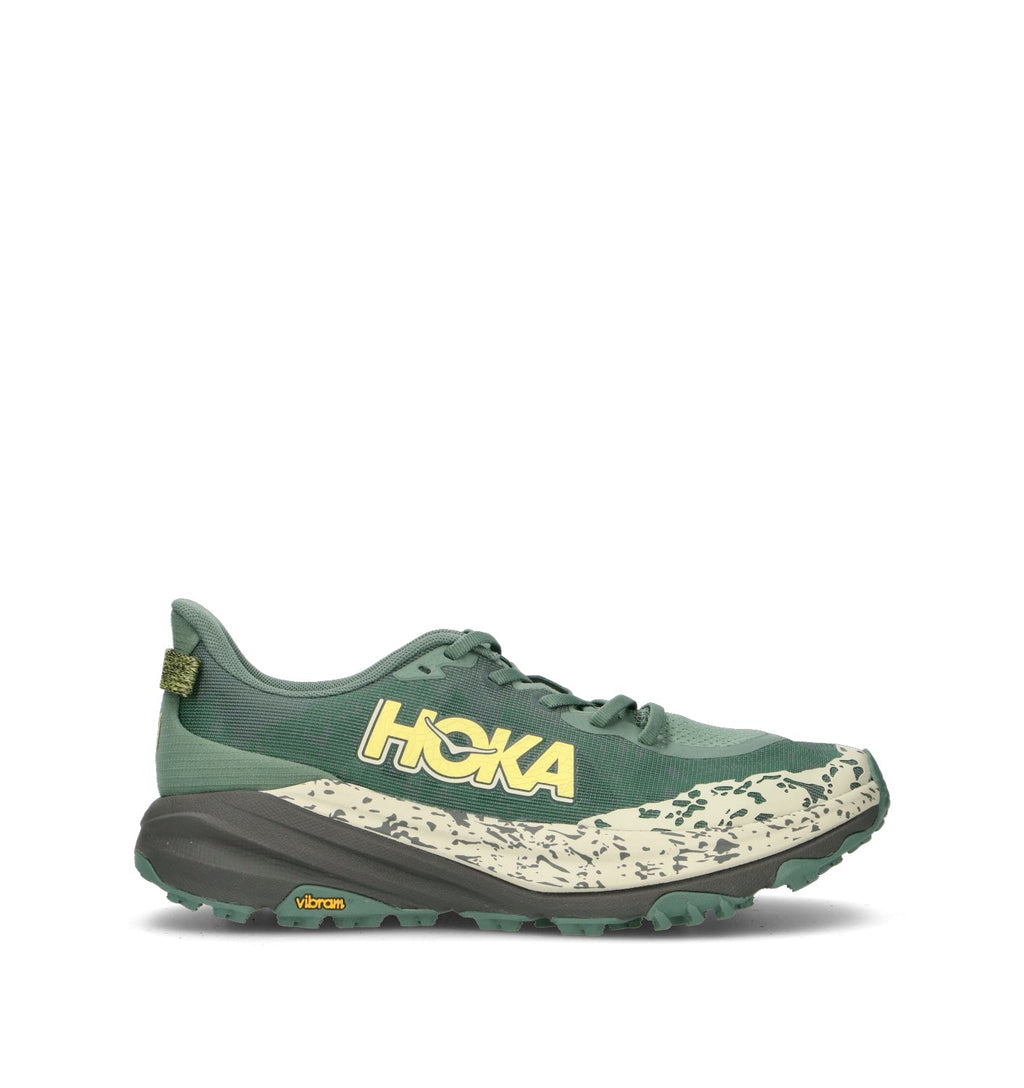 Hoka Speedgoat 6 Chaussures Trail Running Vert Gris Homme - 1