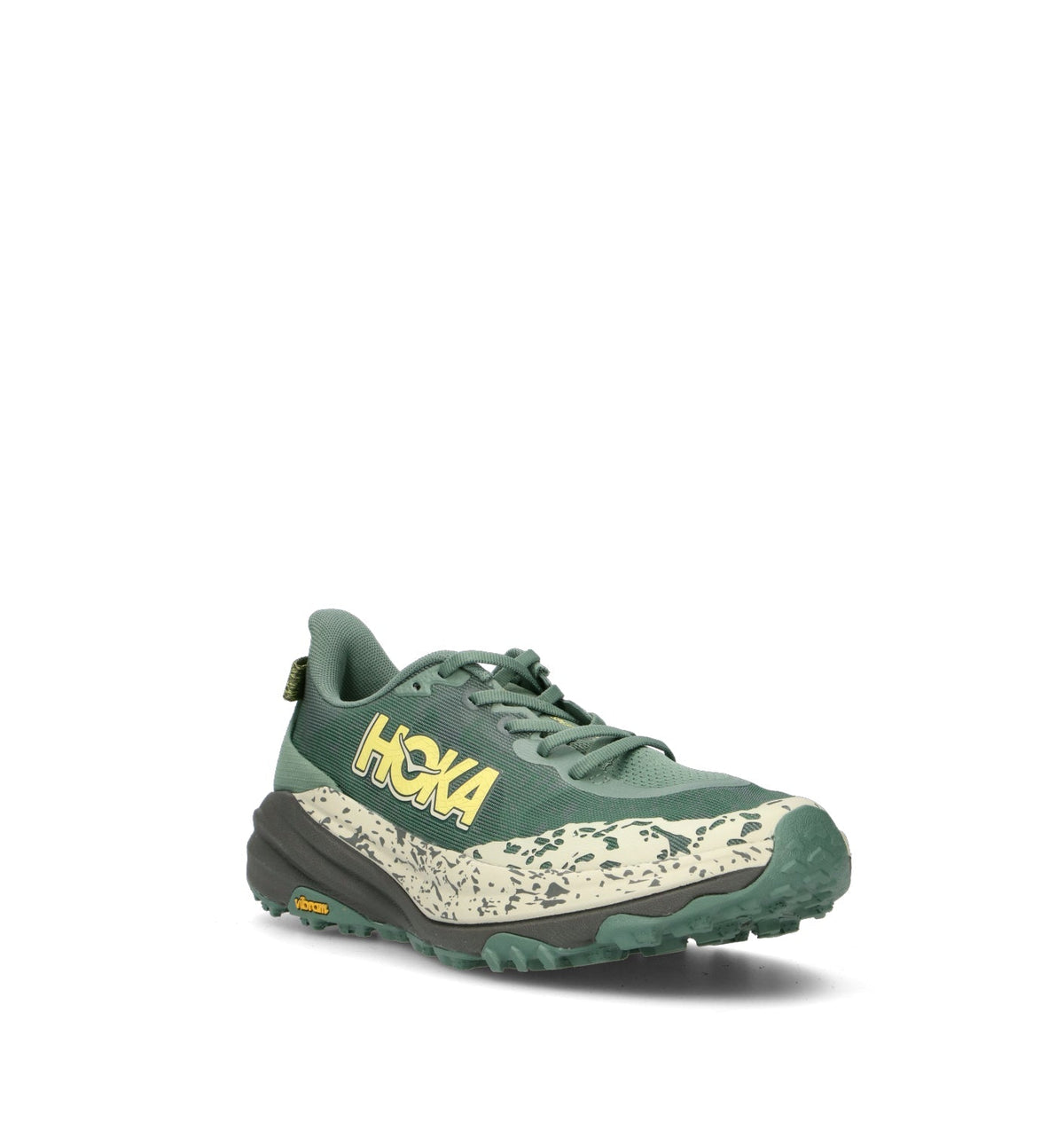 Hoka Speedgoat 6 Chaussures Trail Running Vert Gris Homme - 2