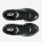 ASICS GEL-Kayano 14 Noir / Argent – vue du dessus