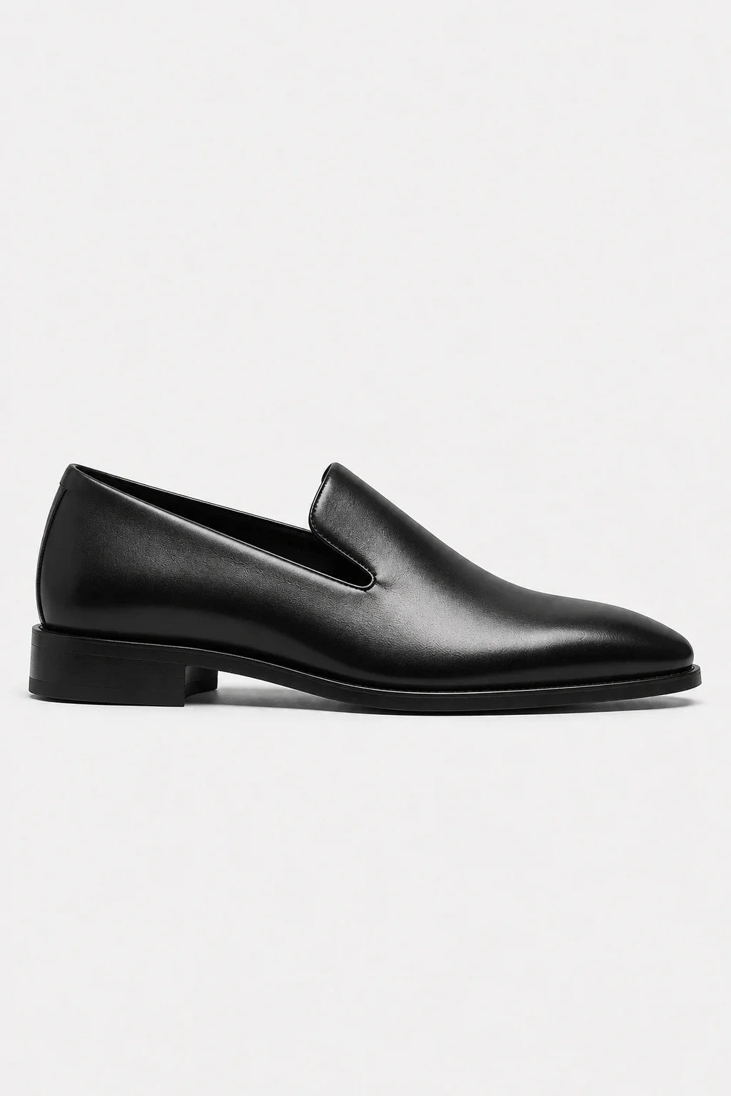 Mocassins homme en cuir italien à semelle rouge – vue 1