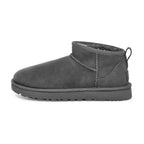 UGG Classic Ultra Mini Femme – Gris – profil exterieur