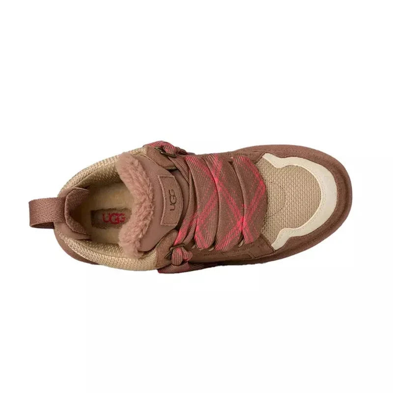 UGG Lowmel Femme – Beige & Marron – vue dessus