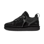UGG Lowmel Femme – Noir & Gris – profil exterieur