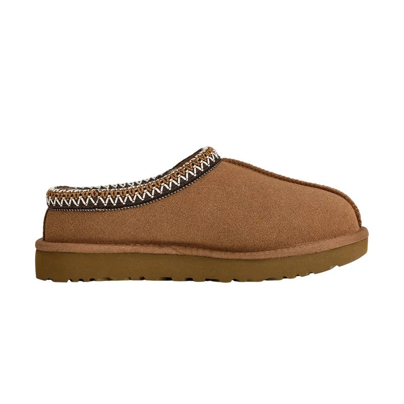 UGG Tasman II Femme – Chestnut & Beige – vue laterale