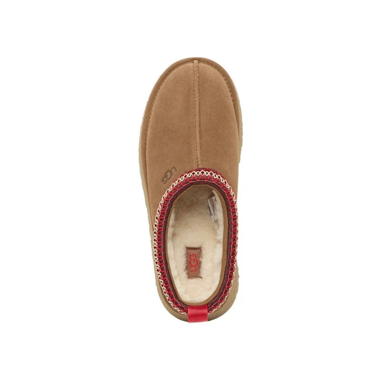 UGG Tazz II Femme – Chestnut & Beige – vue dessus